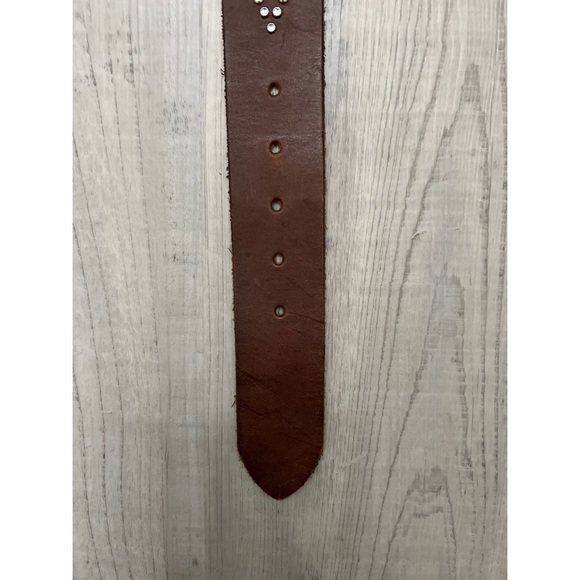 Linea Pelle Leather Studded Belt - Picture 11 of 12